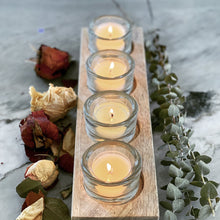 Load image into Gallery viewer, Natural Wood Log Tea Light Holder